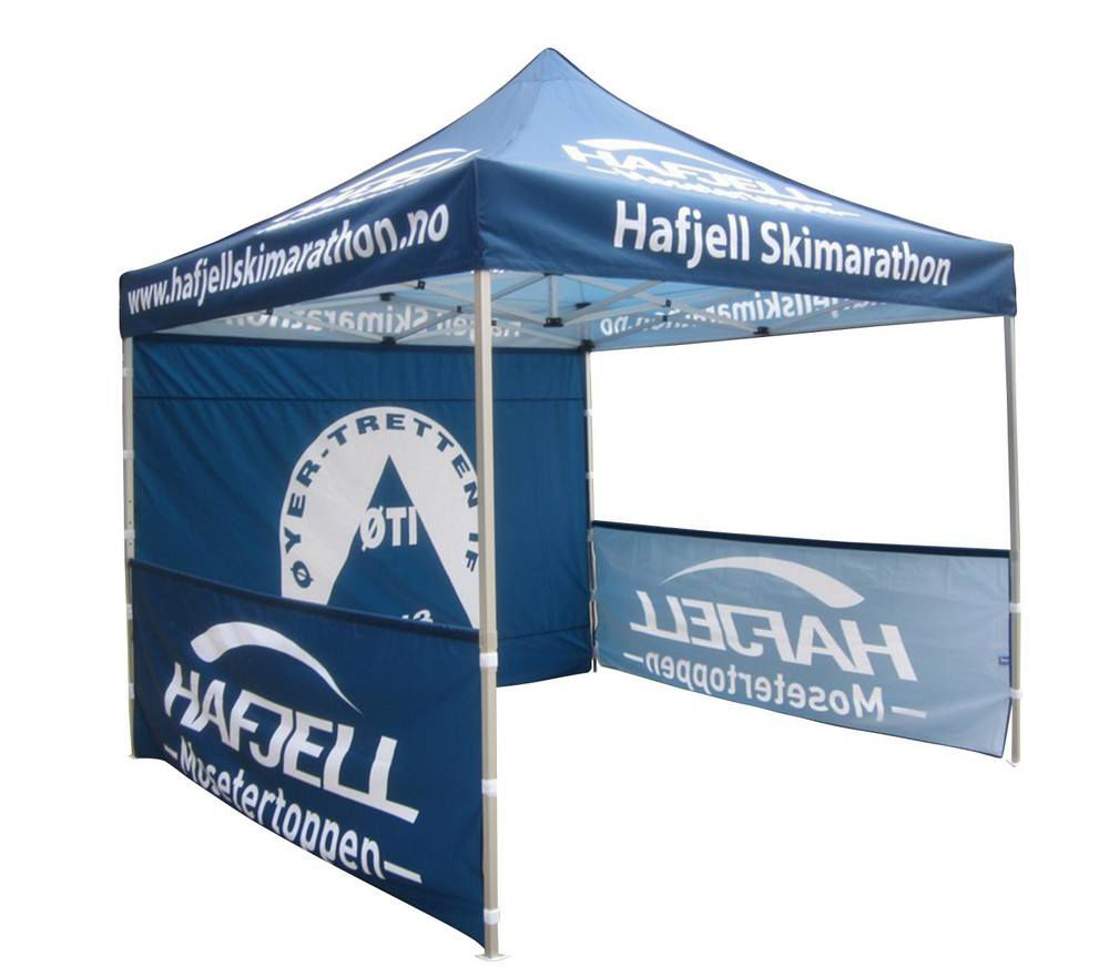 Picture of 10' Custom Standard Tent - Full Back Wall & 2 Half Sides