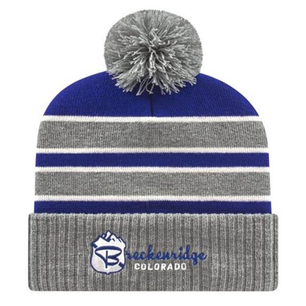 Picture of Double Stripe Knit Cap with Ribbed Cuff